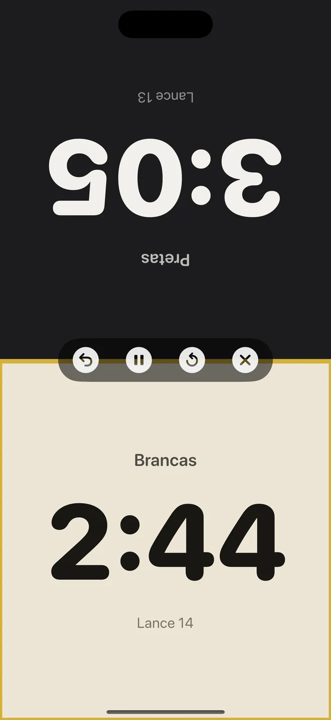 Captura de tela 1 do Chess Clock