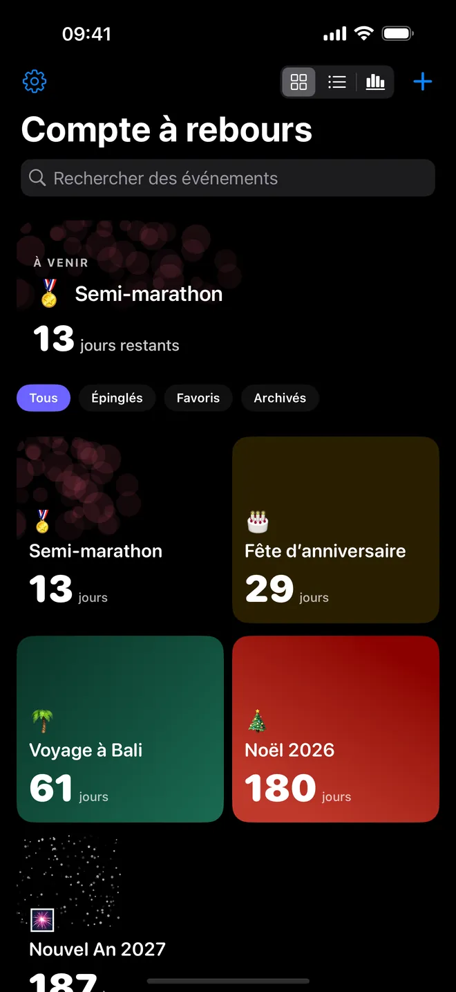 Capture d'écran 1 de Countdown