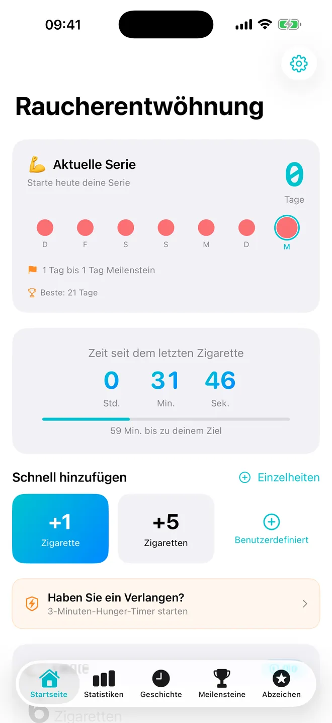 Screenshot 1 von Cigarette & Vape Counter