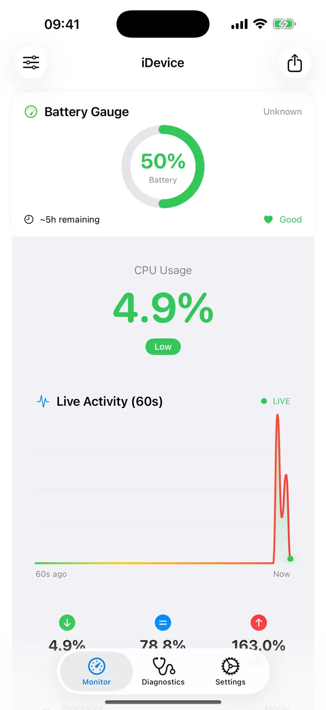 Device Monitor 스크린샷 1