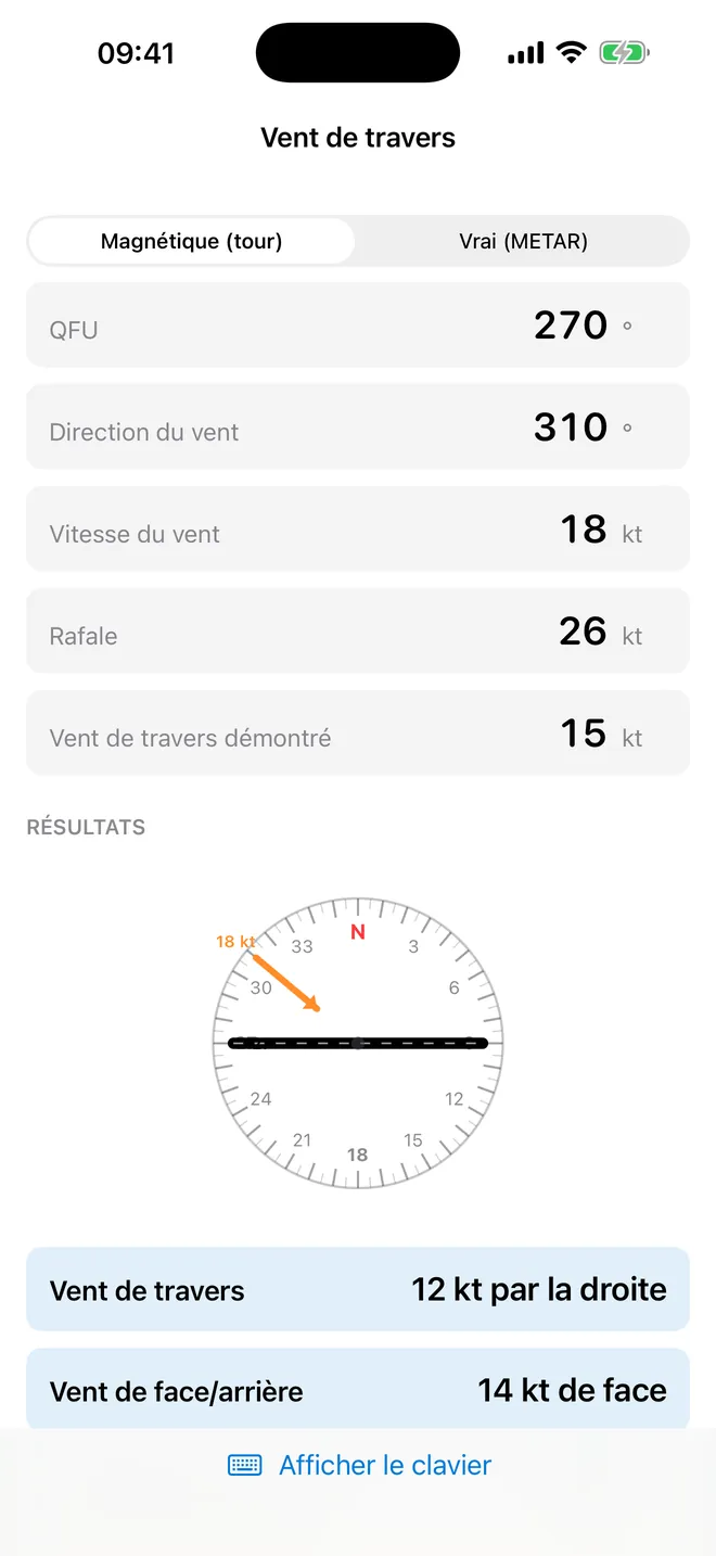 Capture d'écran 3 de E6B Calc