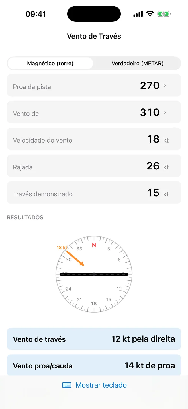 Captura de tela 3 do E6B Calc