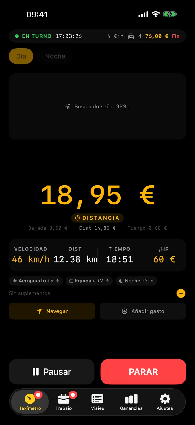 Captura de pantalla 1 de FareMeter