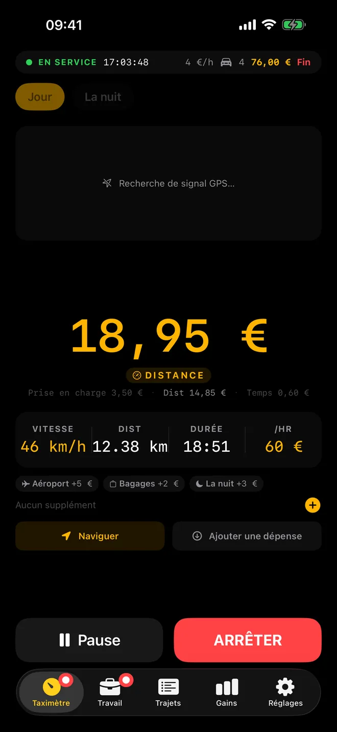 Capture d'écran 1 de FareMeter