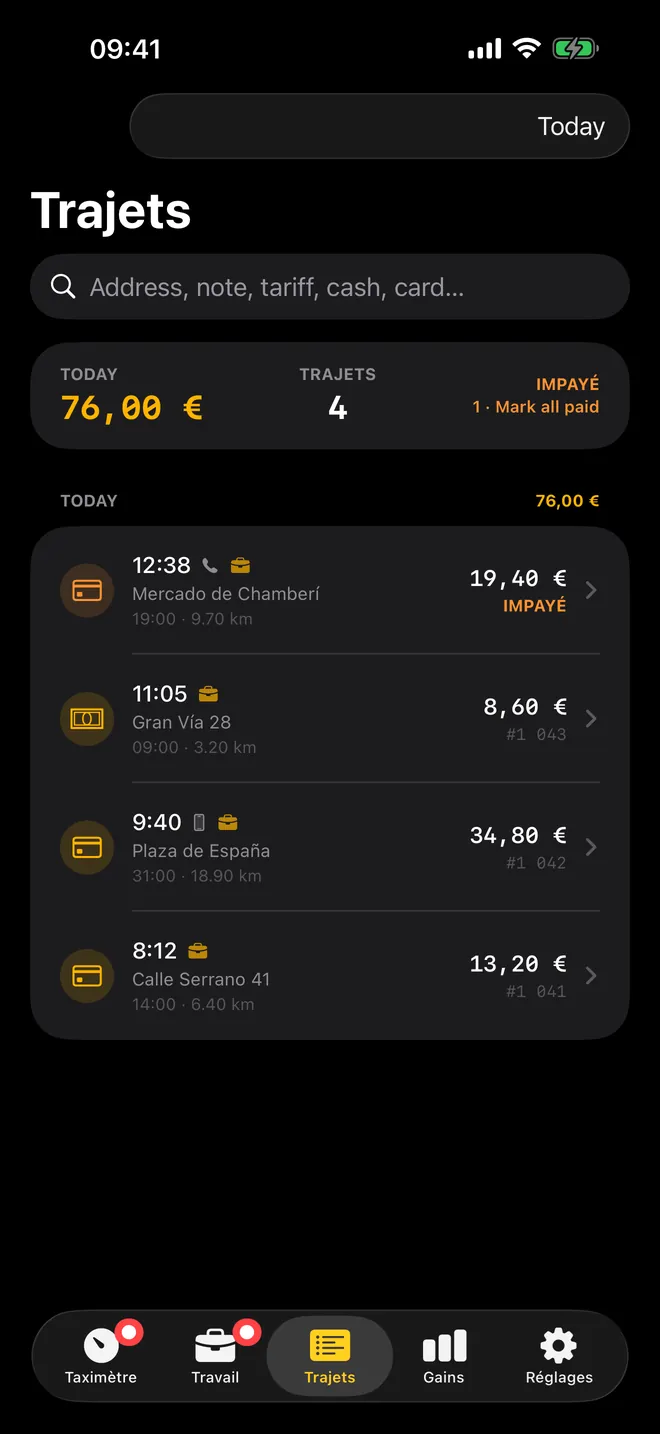 Capture d'écran 2 de FareMeter