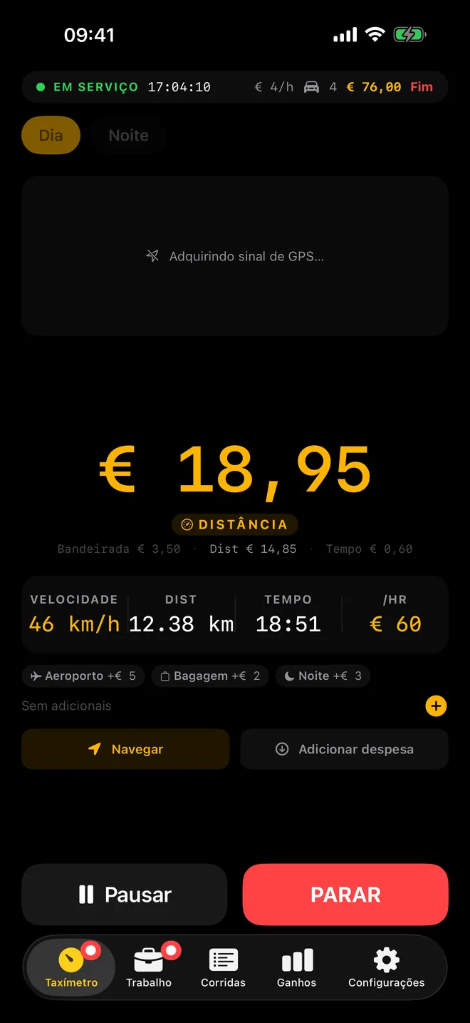 Captura de tela 1 do FareMeter