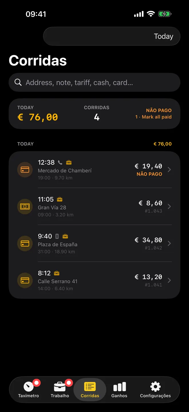 Captura de tela 2 do FareMeter