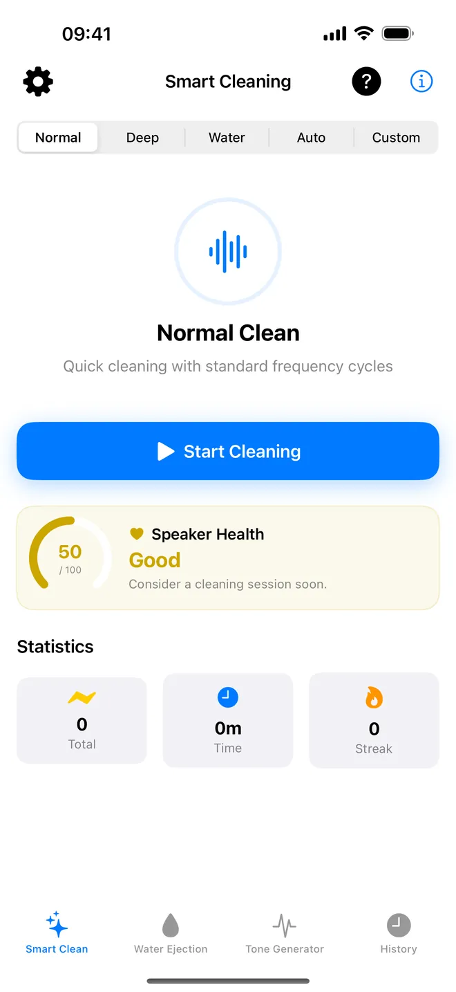 Capture d'écran 1 de iSpeaker Cleaner