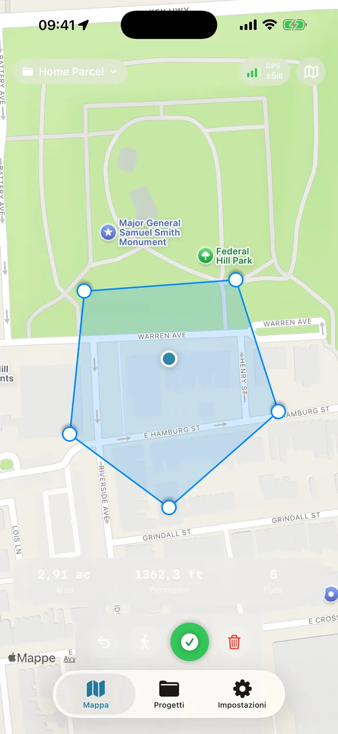 Screenshot 1 di LandMeasure