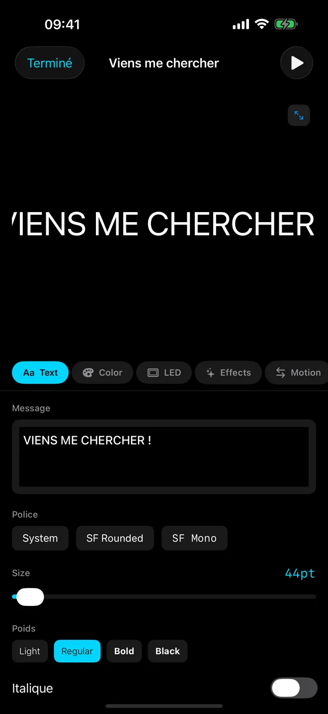 Capture d'écran 2 de LED Banner