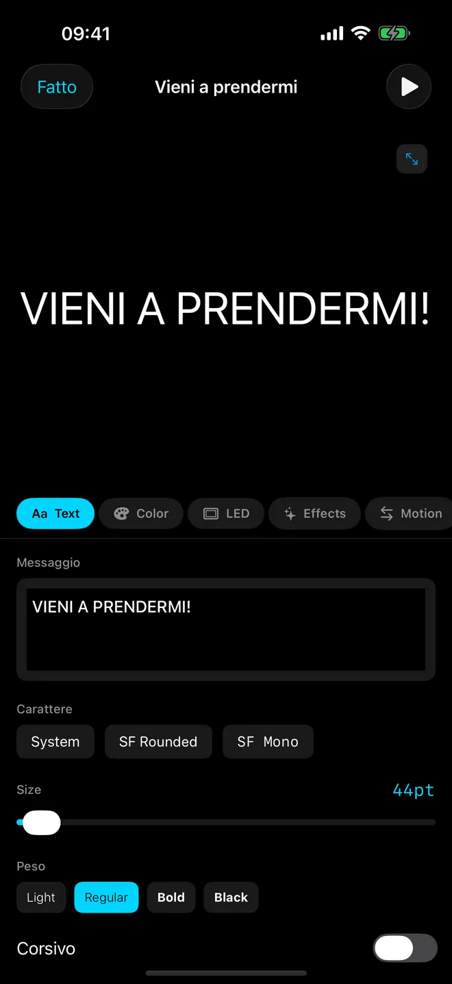 Screenshot 2 di LED Banner