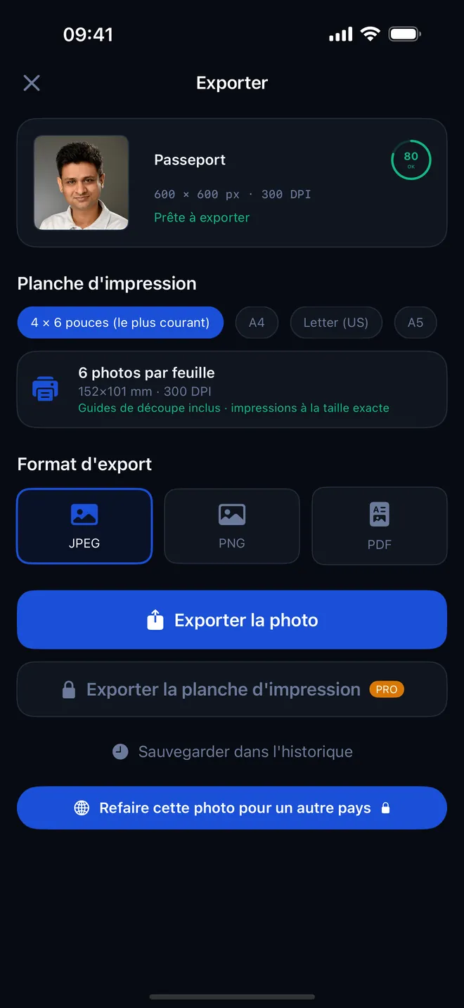 Capture d'écran 2 de Passport Photo AI
