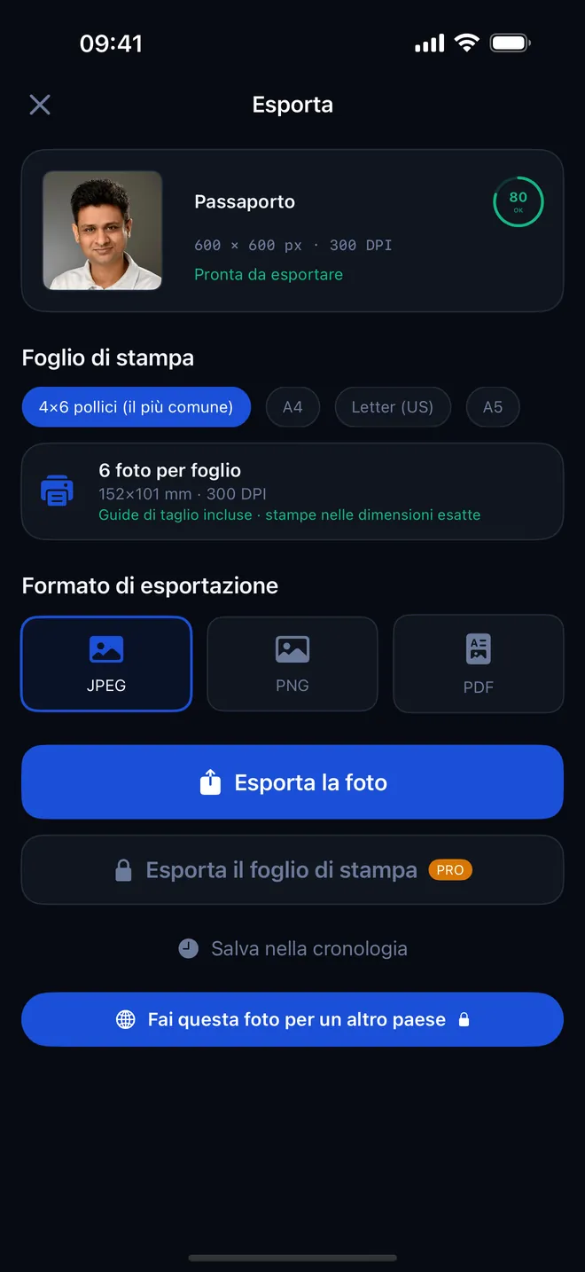 Screenshot 2 di Passport Photo AI