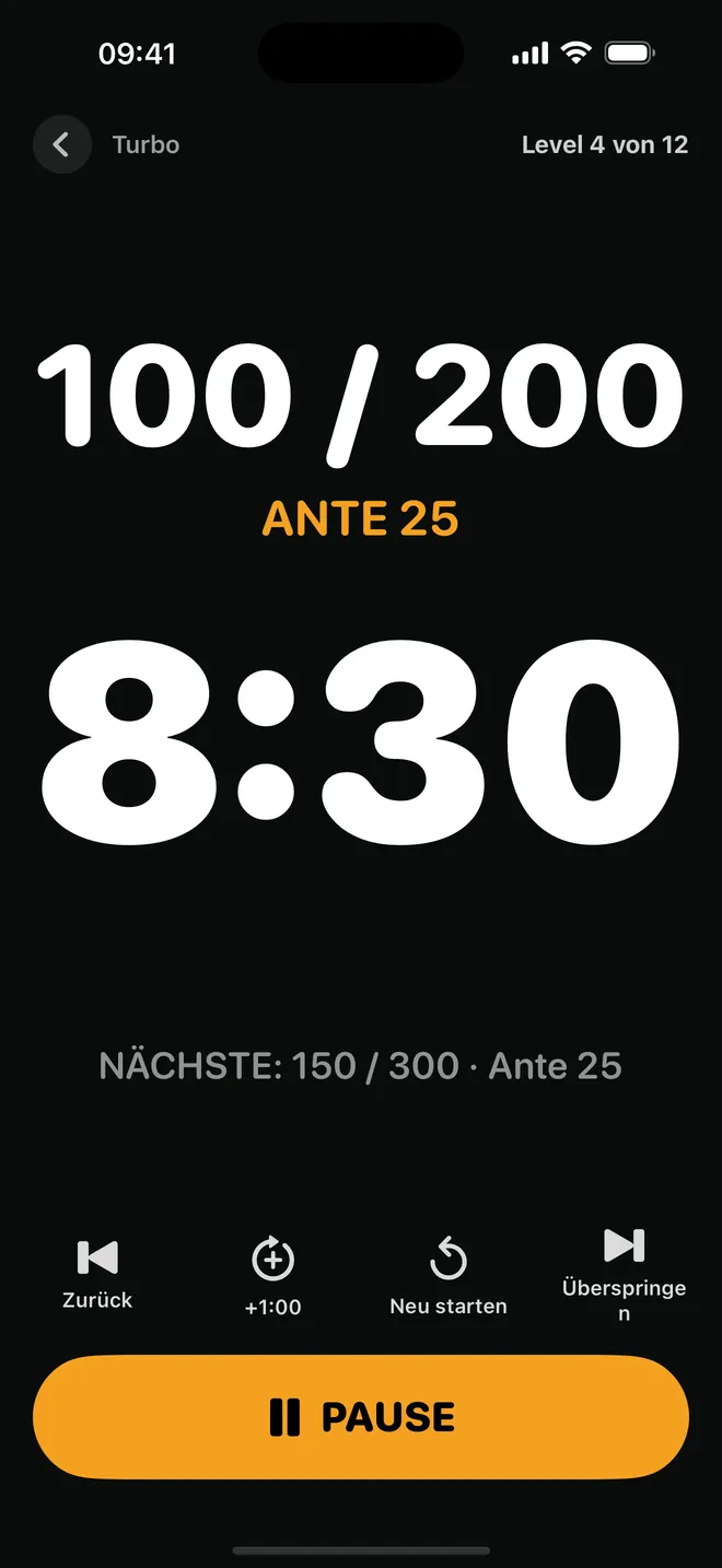 Screenshot 1 von Poker Timer