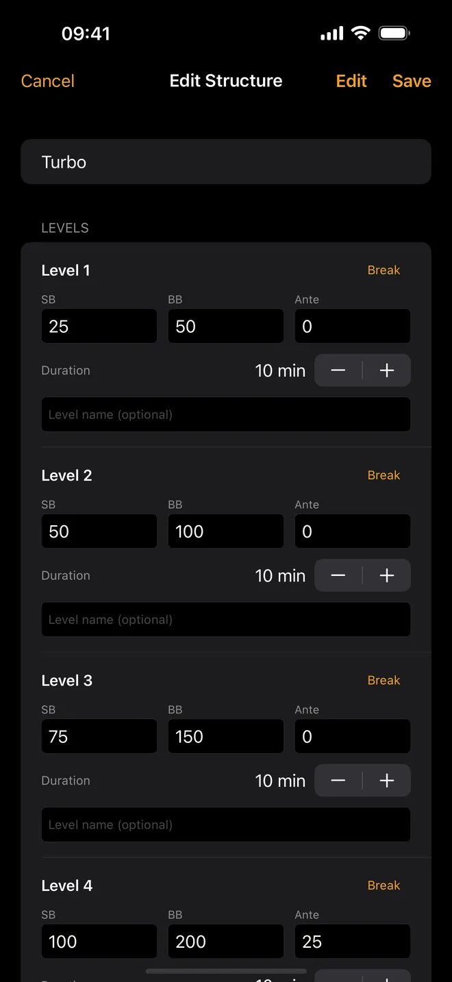 Poker Timer 스크린샷 3