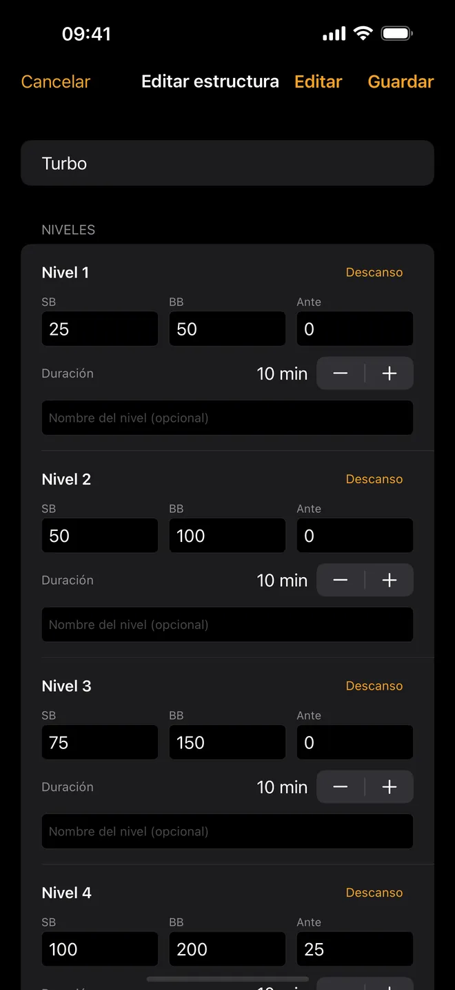 Captura de pantalla 3 de Poker Timer