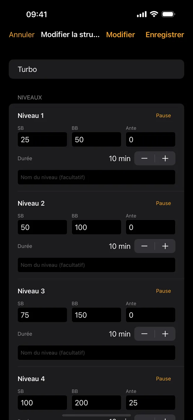 Capture d'écran 3 de Poker Timer