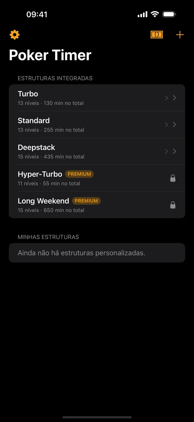 Captura de tela 2 do Poker Timer
