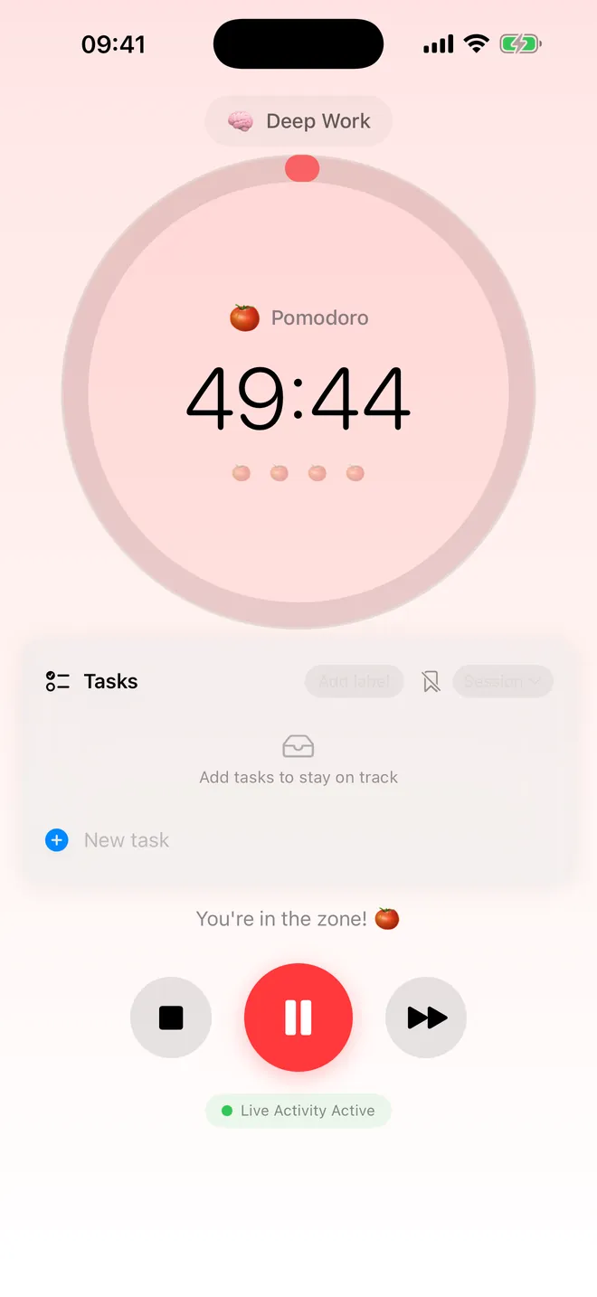 Screenshot 1 di Pomodoro Timer