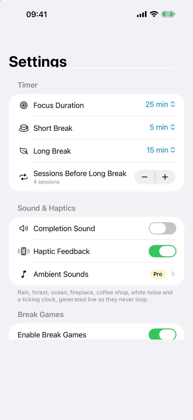 Screenshot 5 di Pomodoro Timer