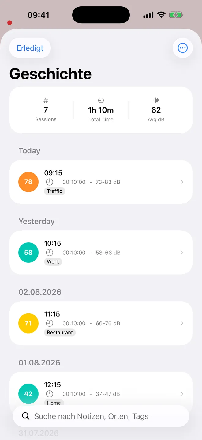 Screenshot 3 von Decibel Sound Meter