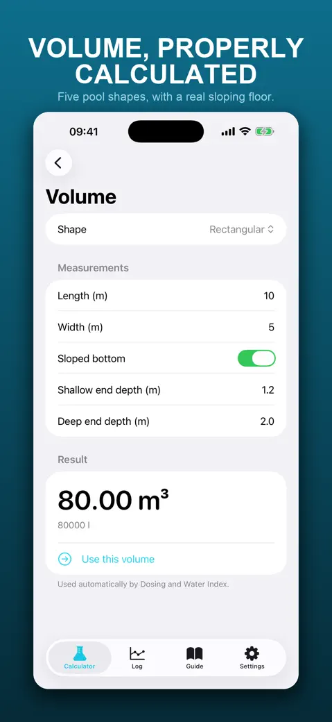 PoolDose: Chlorine & pH screenshot 2