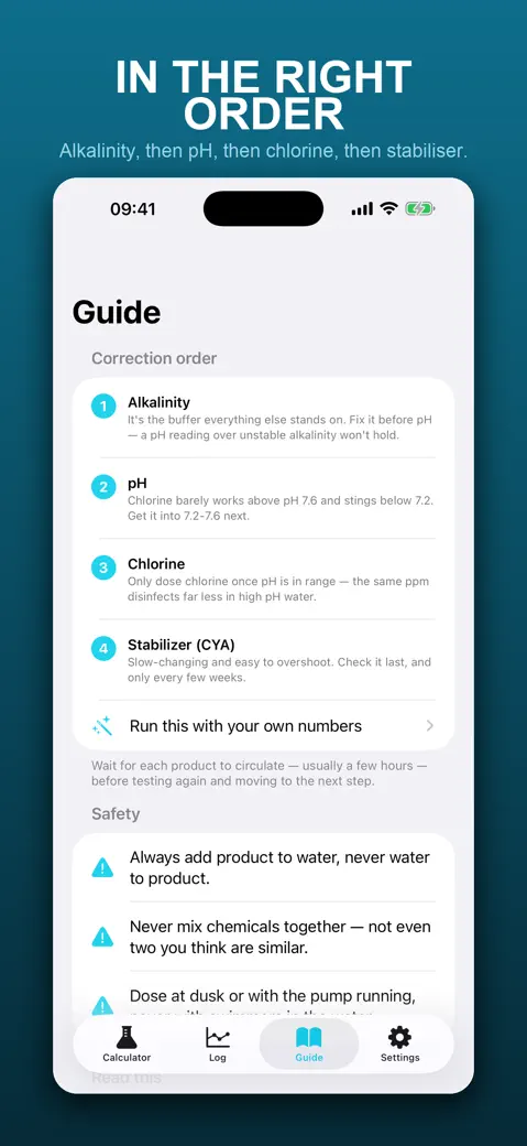 PoolDose: Chlorine & pH screenshot 5