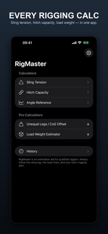 RigMaster: Rigging Calculator screenshot 1