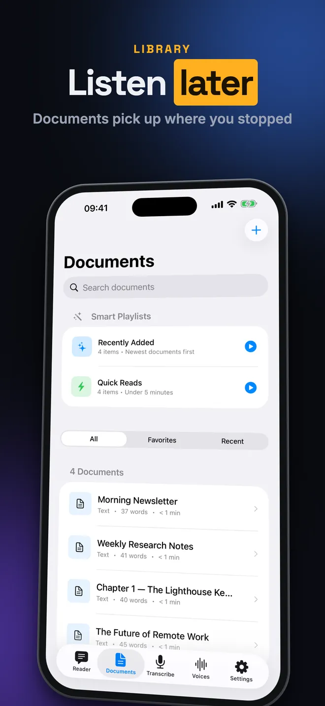 Screenshot 3 di Text Reader Narrator