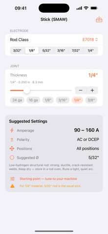 WeldMaster: Welding Calculator screenshot 3