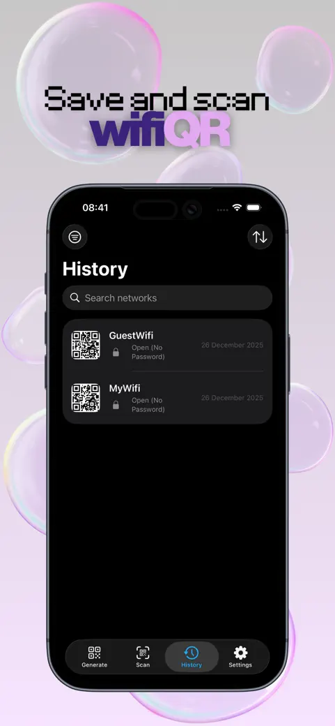 Capture d'écran 4 de WiFi QR