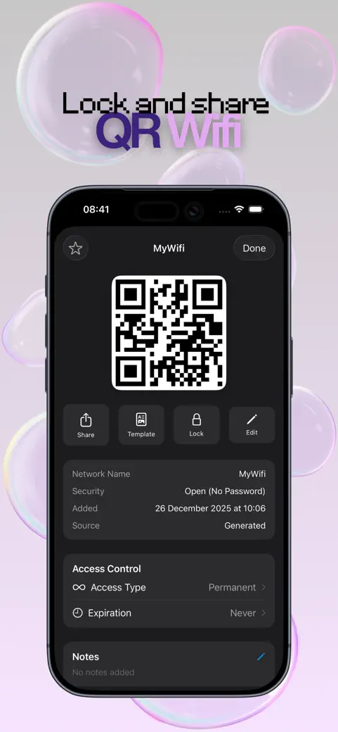 Capture d'écran 5 de WiFi QR
