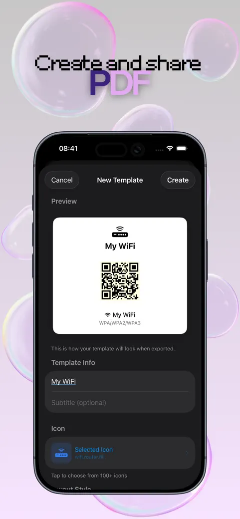 Capture d'écran 6 de WiFi QR